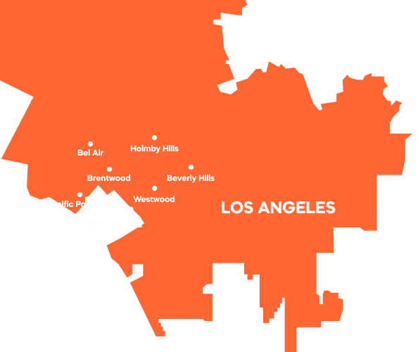 Newform Builders Los Angeles Work Map